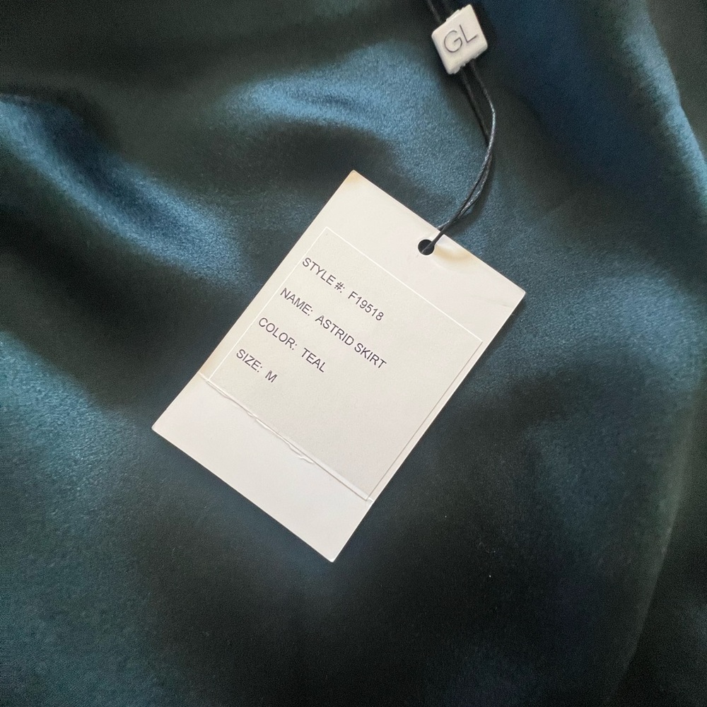 Teal Astrid Skirt
